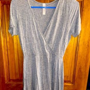 Boutique surplice wrap soft dress